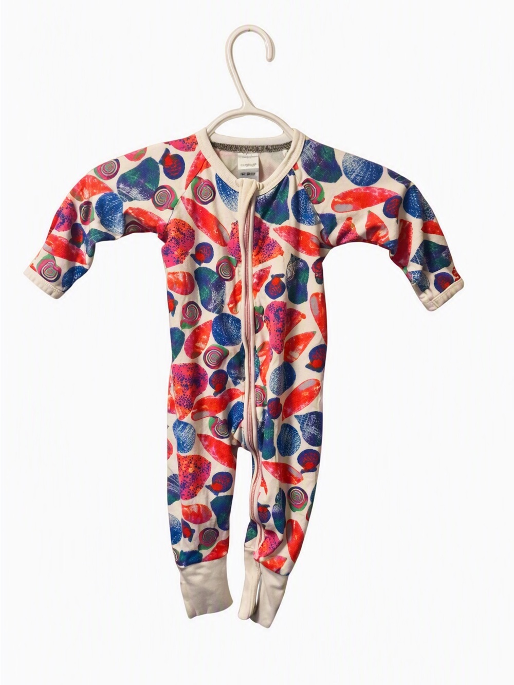 Bonds Wondersuit Seashell Print Zip One‑Piece – 6–12 Months (Size 0)